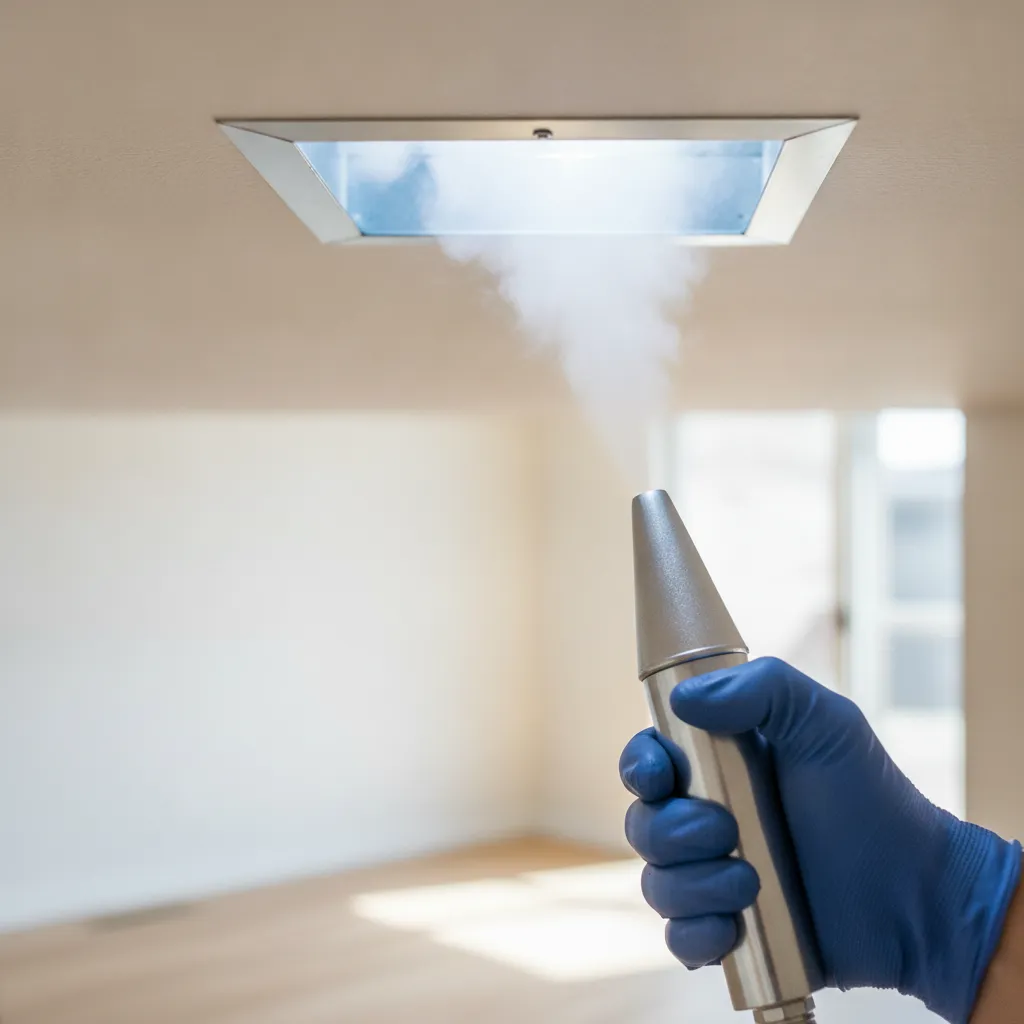 Antimicrobial fogging treatment for home air ducts in Dallas, TX