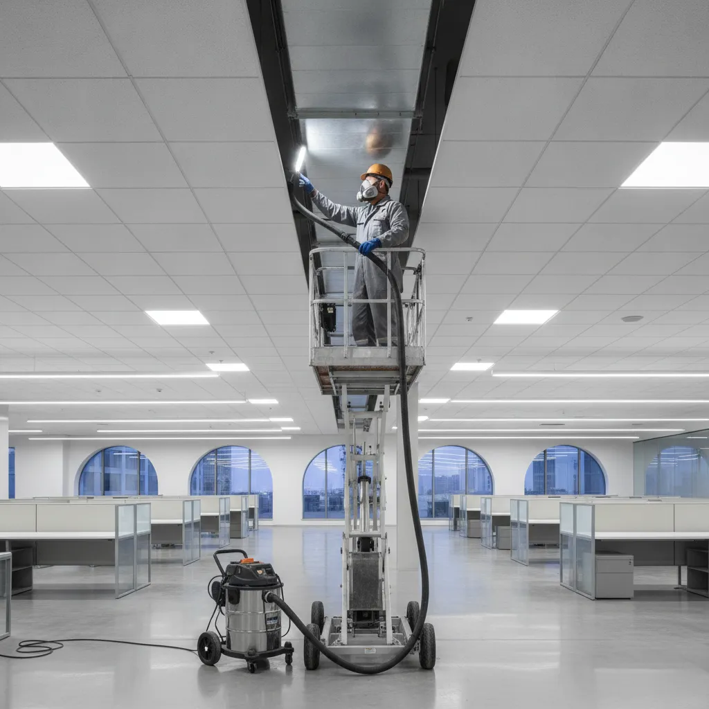 Commercial duct cleaning in Dallas, TX