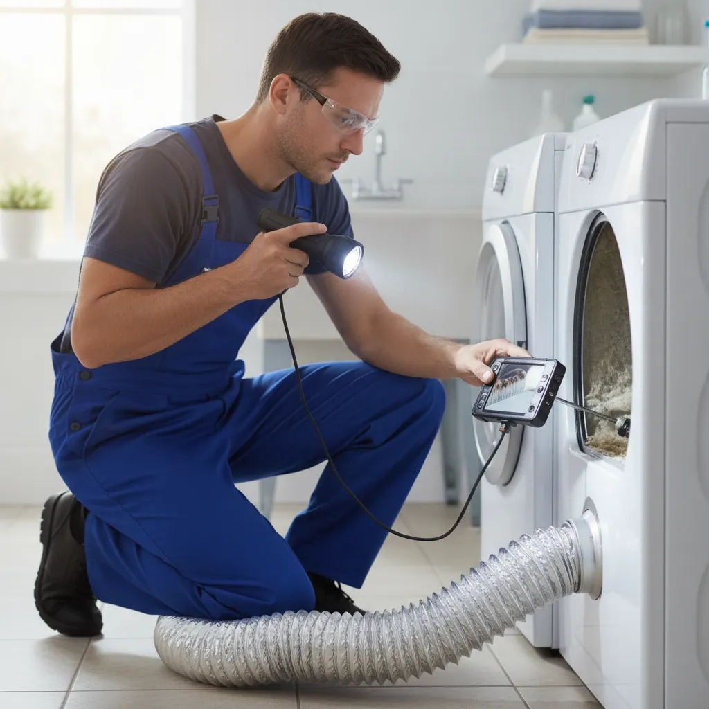 Dryer vent fire safety inspection in Dallas, TX